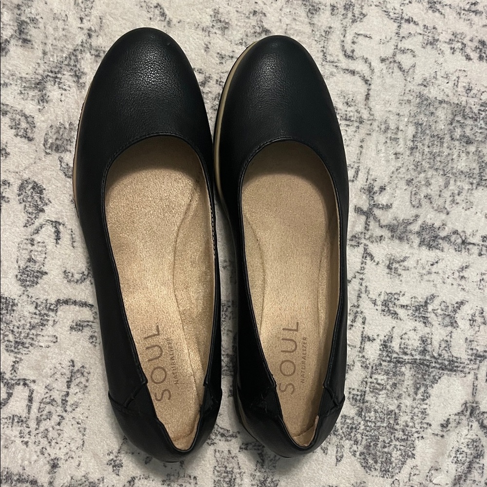 SOUL Naturalizer Black Ballet Flats